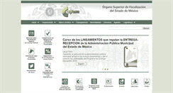 Desktop Screenshot of osfem.gob.mx