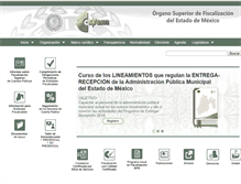 Tablet Screenshot of osfem.gob.mx